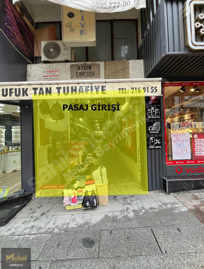 GAZİ CADDESİ YATIRIMLIK SATILIK DÜKKAN